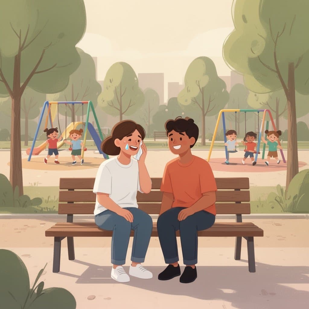 A Despedida Na Praça
